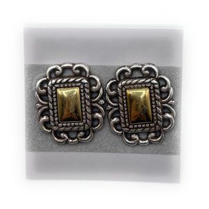 Brighton Vintage Postcard Post Earrings - 8806